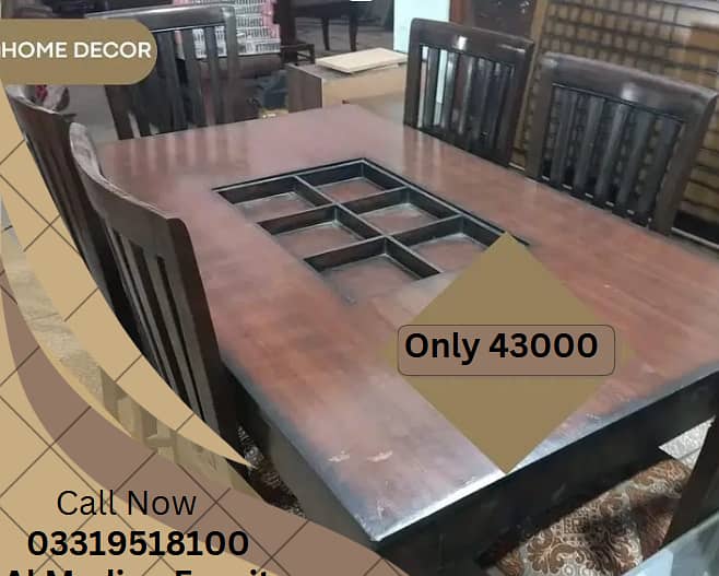 Dining Table/Dining Chair/Six Seater/Eight Seater/Center Tables 6