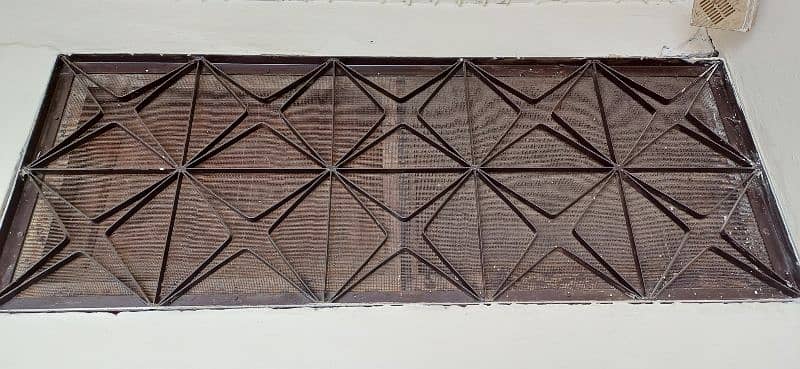 iron window safety grill with net 1