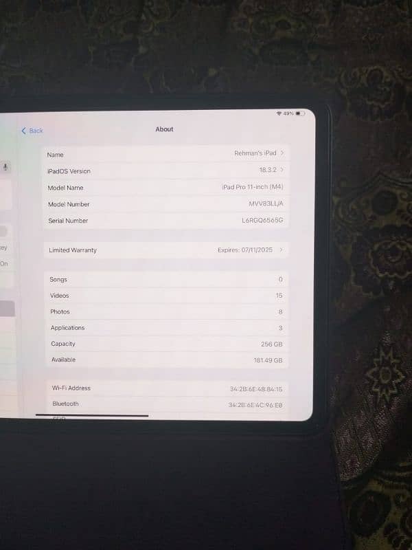 Apple Ipad Pro 2024 (M4) 4