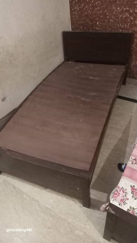Set of 02 Single Beds 0