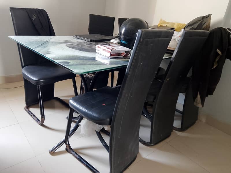 Dining table with 6 chairs 3