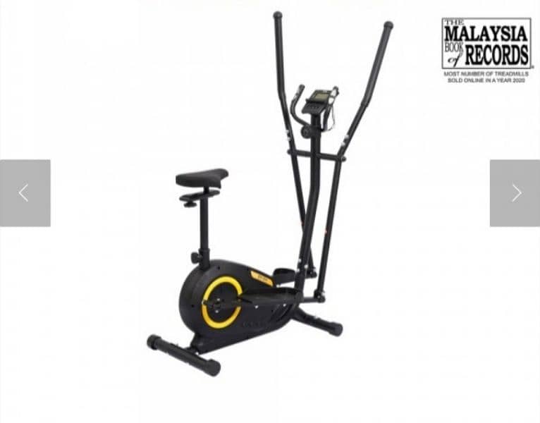 Elliptical Air bike Exercise Cycle Gym Fitness Treadmill Machine 1