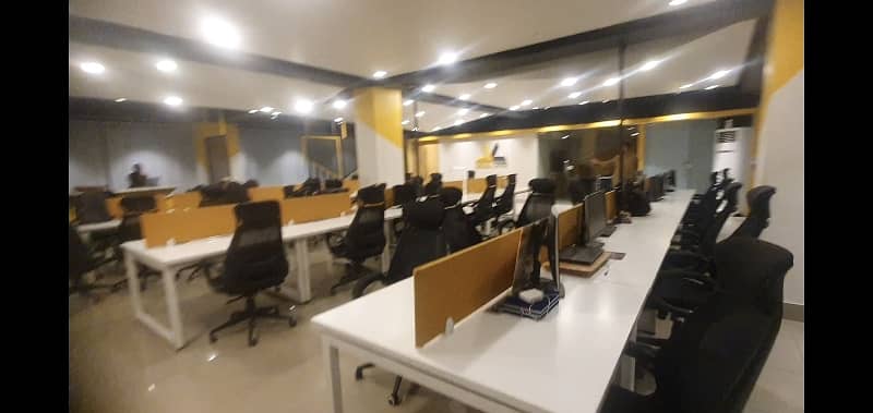 Fully Furnished Office Space With 80+ Seating Capacity, Prime Location Model Town K Block 1