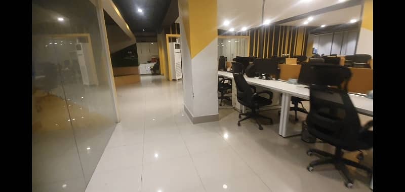 Fully Furnished Office Space With 80+ Seating Capacity, Prime Location Model Town K Block 6