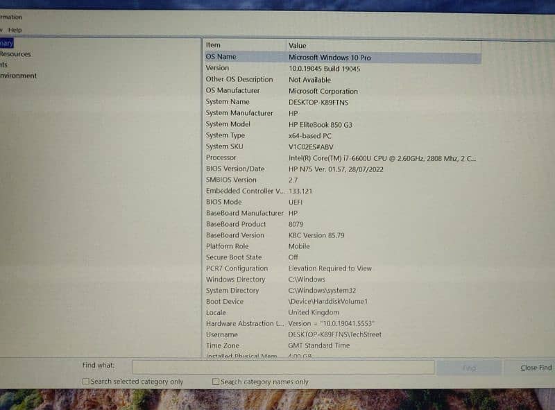 Hp elitebook i7 6th Generation 850 G3 Dubai Variant 10/10 6