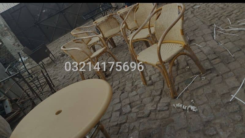 OUTDOOR GARDEN UPVC RATTAN FURNITURE SOFA SET CHAIRS TABLE UMBRELLA 0