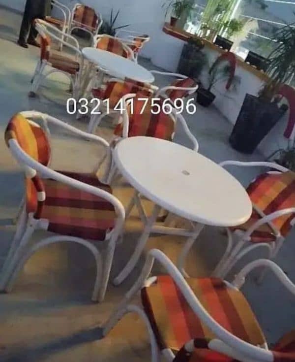 OUTDOOR GARDEN UPVC RATTAN FURNITURE SOFA SET CHAIRS TABLE UMBRELLA 10