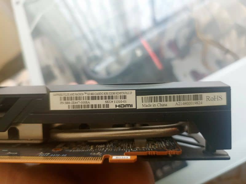Rx 6600 sapphire Plus for sell condition 10/10 5