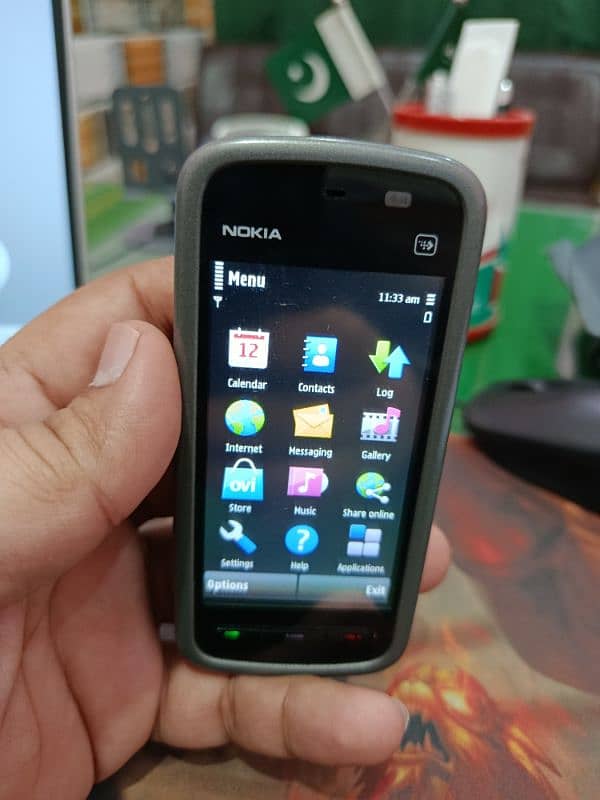 Nokia 5233 Symbian Touchscreen Mobile with Pen Excellent Condition 1