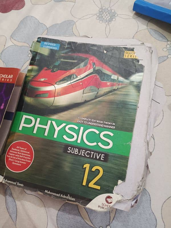 12th board (second year) and mdcat books 3