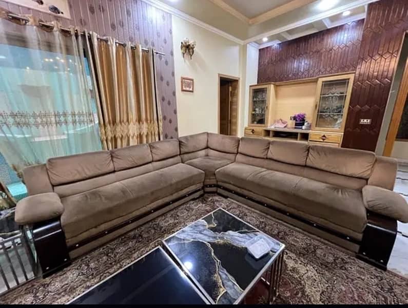 L shaped sofa 7 seater 1