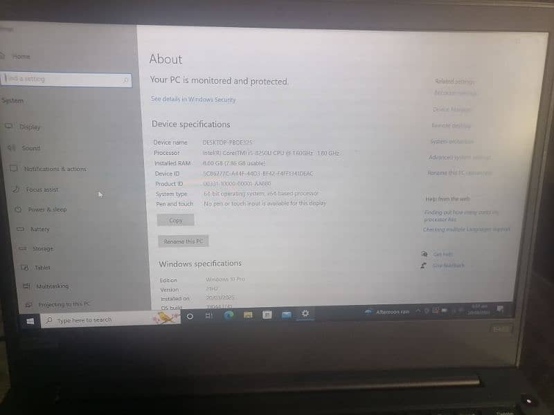 lenovo E480 / core i5, 8th generation 1