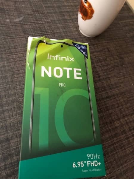 infinix note 10pro 8/256gb with box 0