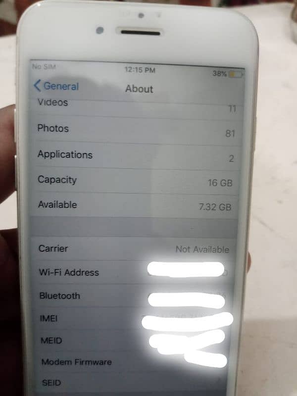 I p0hone 6 new condition like new 100 bettery 5