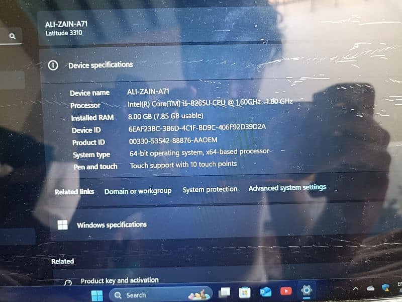 Dell Latitude 3310 Touch b hai  core i5 8th Generation Brand new hai 4