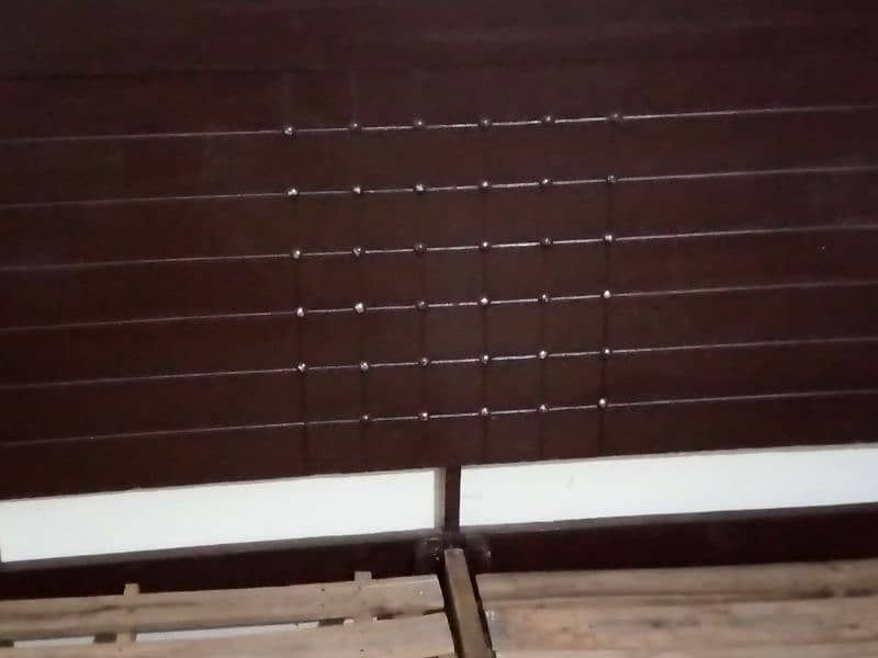 Double Bed and iron table 4