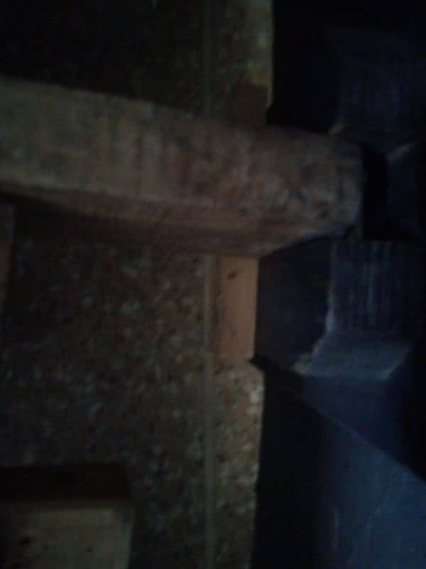 Double Bed and iron table 7