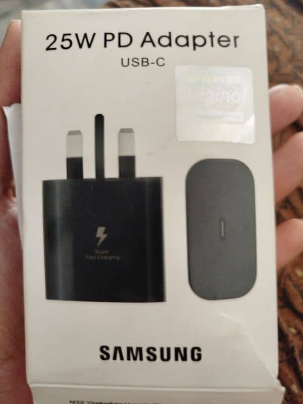 Samsung 25W adapter new USB-C original untouch new adapter for sale 0