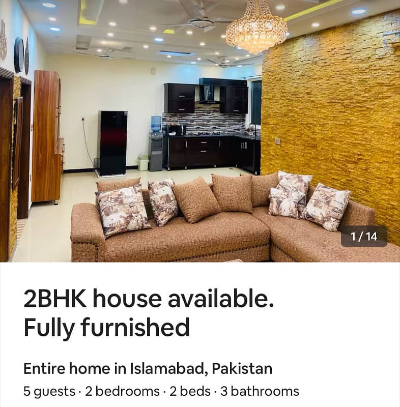 F-17 Multi 30*70 Fully Furnished Portion For Rent 0