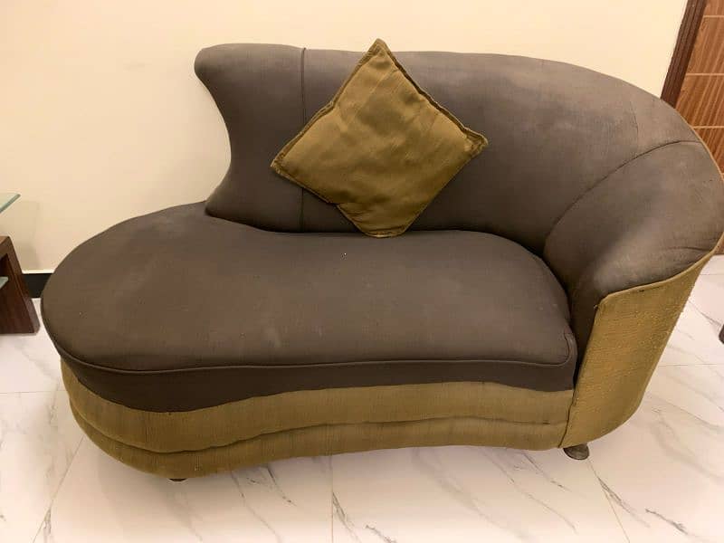 dark brown combination sofa set 0