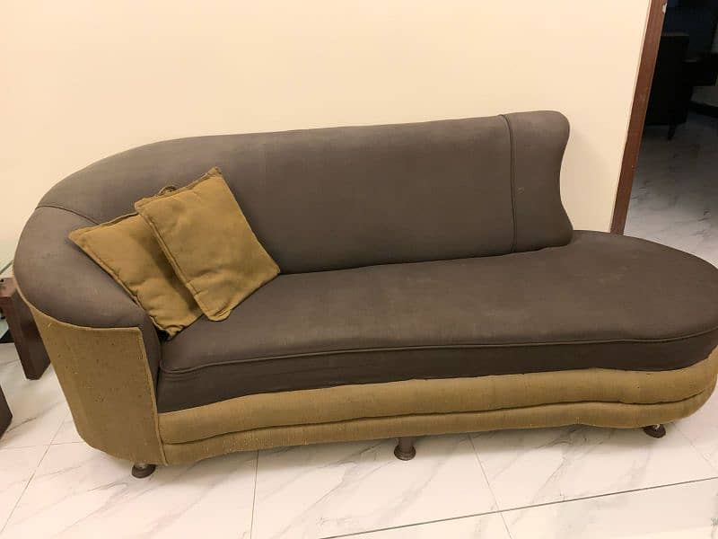 dark brown combination sofa set 2