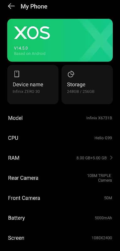 infinix zero 30 1