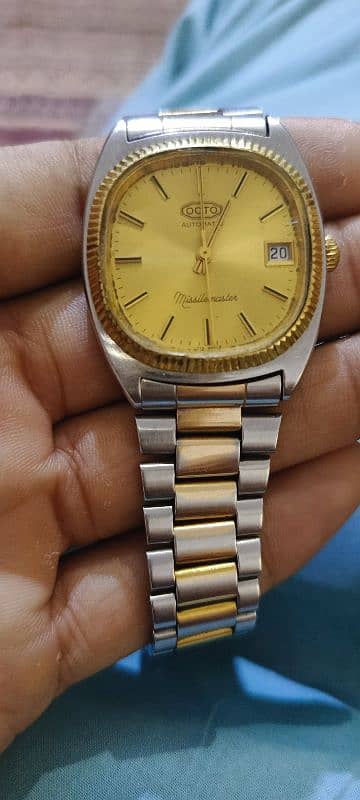 octo Automatic watch Gold Plated 0