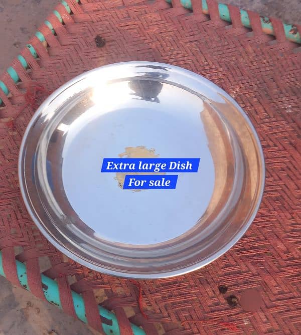 Steel Dish / praate extra large 0