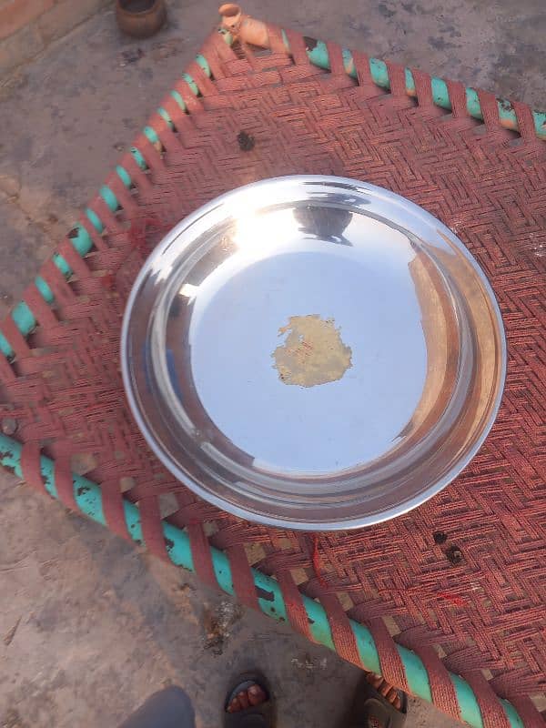 Steel Dish / praate extra large 2