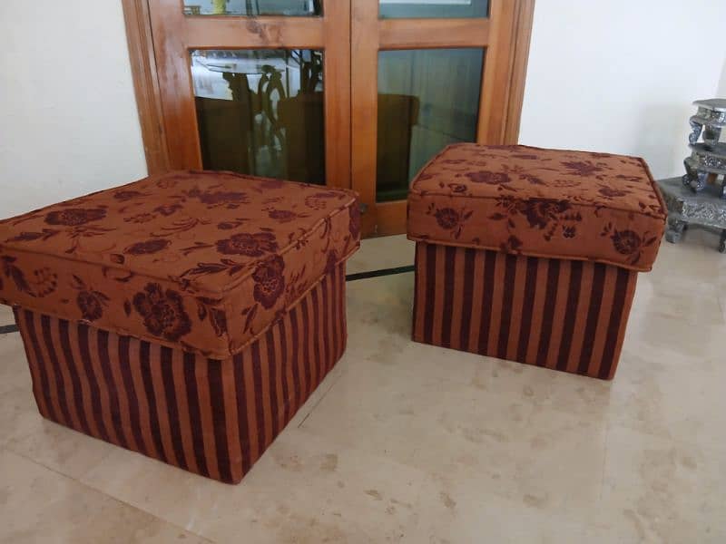 2 stools  that can be used for multiple purposes 1