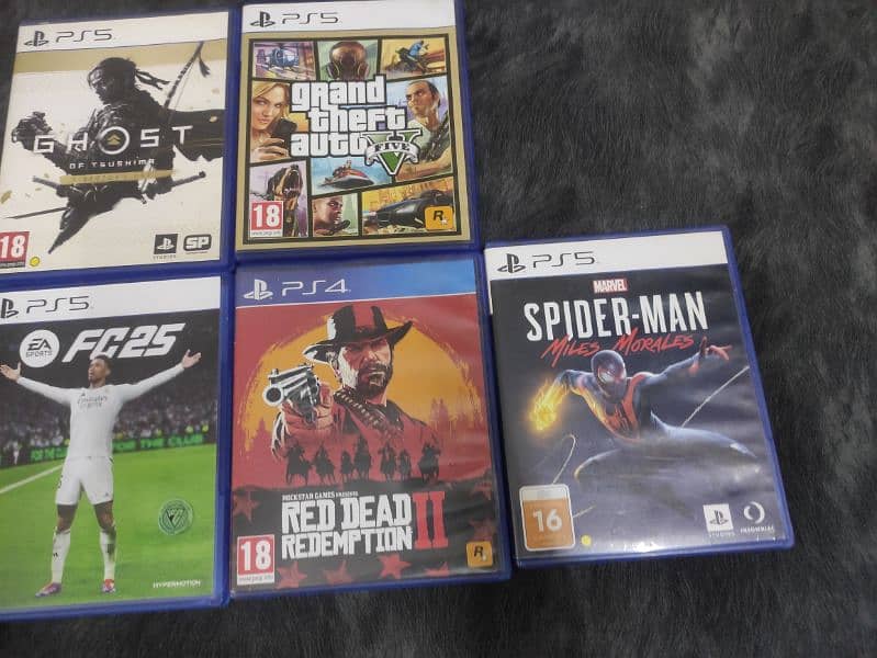 Ps5 with cds 1