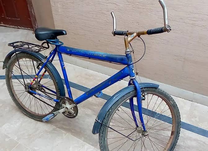 Used Sturdy Blue Gear Cycle for Sale | Second Hand Bicycle | Daily Use 3