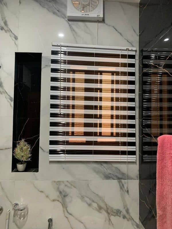 window blinds , Roller blinds , zebra , wooden 6