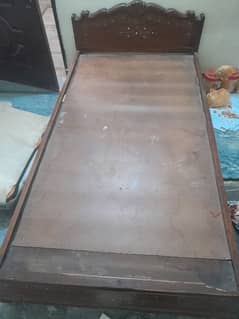 Single Wooden bed