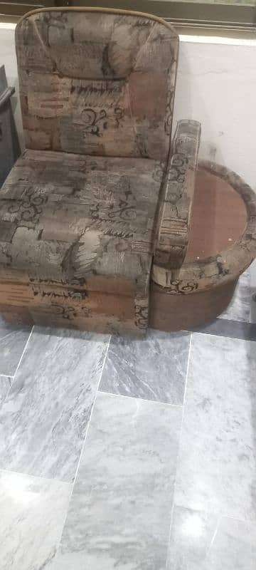 Brown Sofa Set in Good Condition! 1