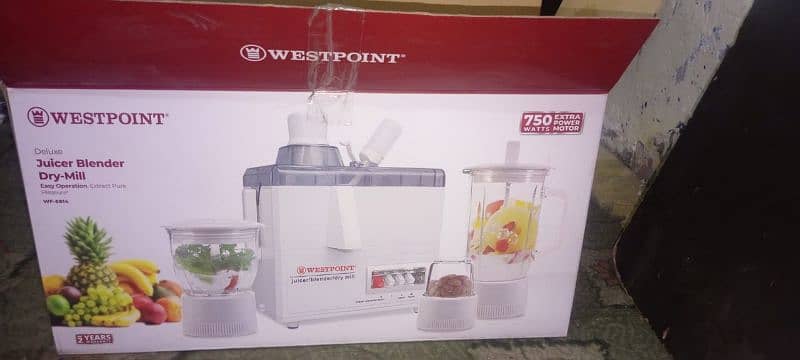 4in1 juicer blender Weston point box pack with all accessories 0