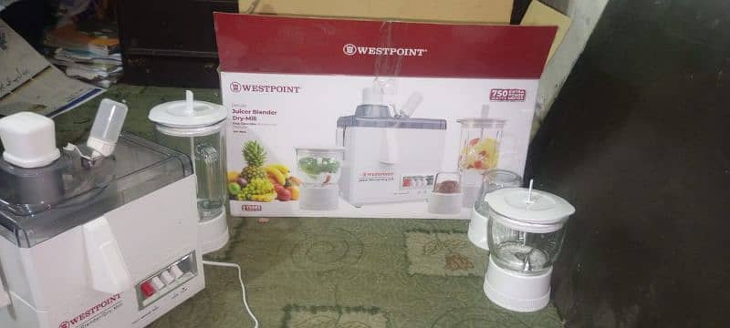 4in1 juicer blender Weston point box pack with all accessories 16