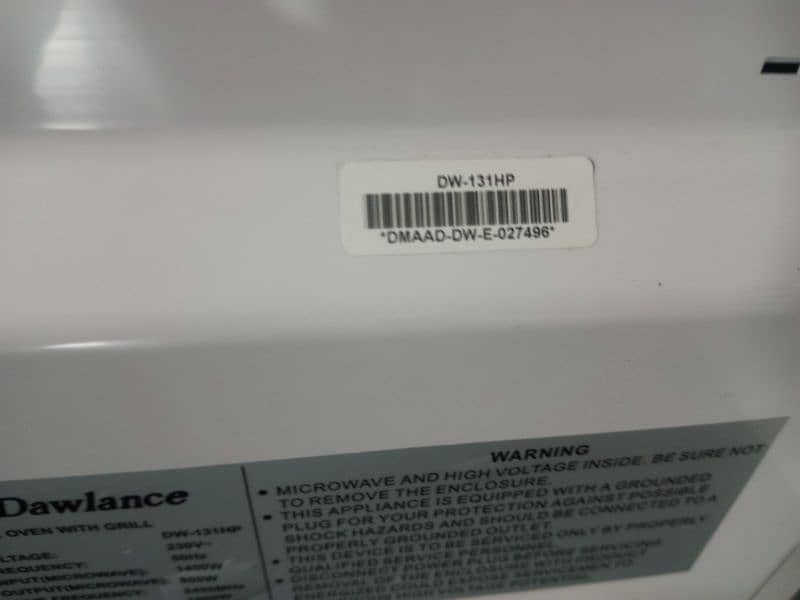 Dawlance Microwave Oven - DW 131 HP 6