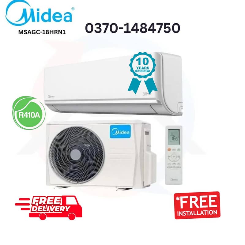 Midea AC 1.5 Ton inverter AC, Xtreme T3 AC  inverter Air conditioner 0