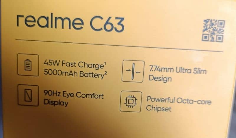 REALME C63,JUST LIKE A NEW CONDITION 0