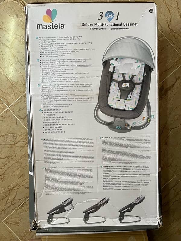 Mastela deluxe multi-functional Bassinet 4