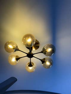 Chandelier 6 Bulb With LED 3Watt