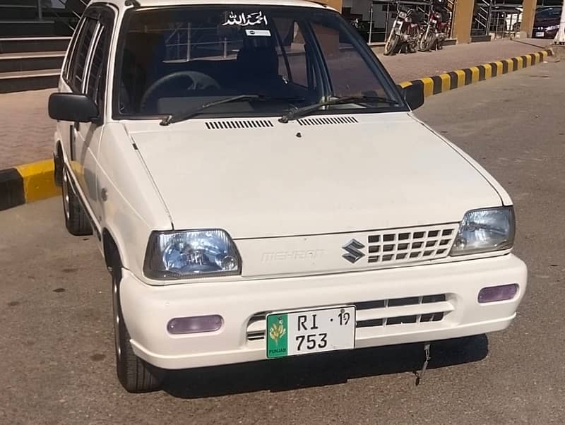 Suzuki Mehran 2019 VXR Euro-II in white color 5