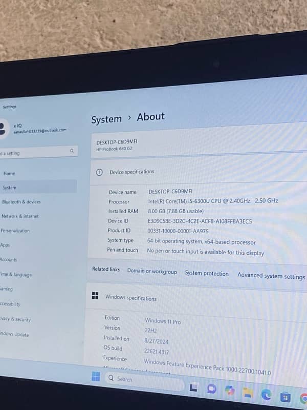 HP proBook (core i5)-6th Generation 8G_256 SSD Best Cheap Offer 7
