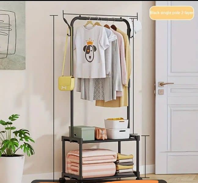 metal clotheses rack 360 degree rotate. indoor 0