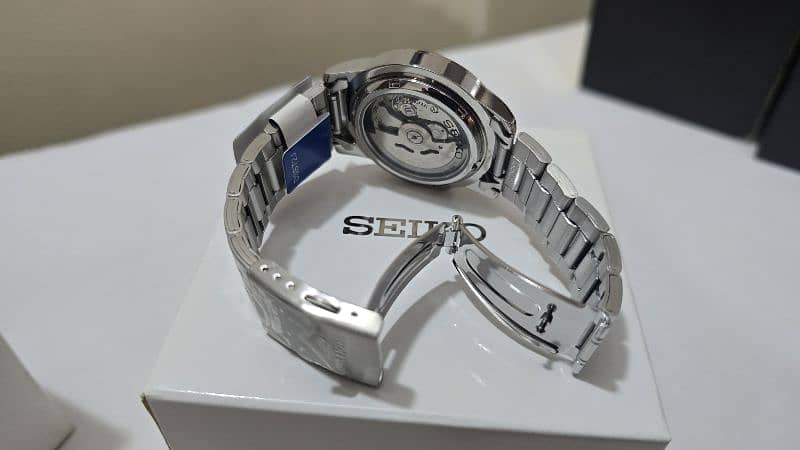 SEIKO 5 Automatic White Dial Men's Watch SNKL41J1|Branded Men's Watch 1