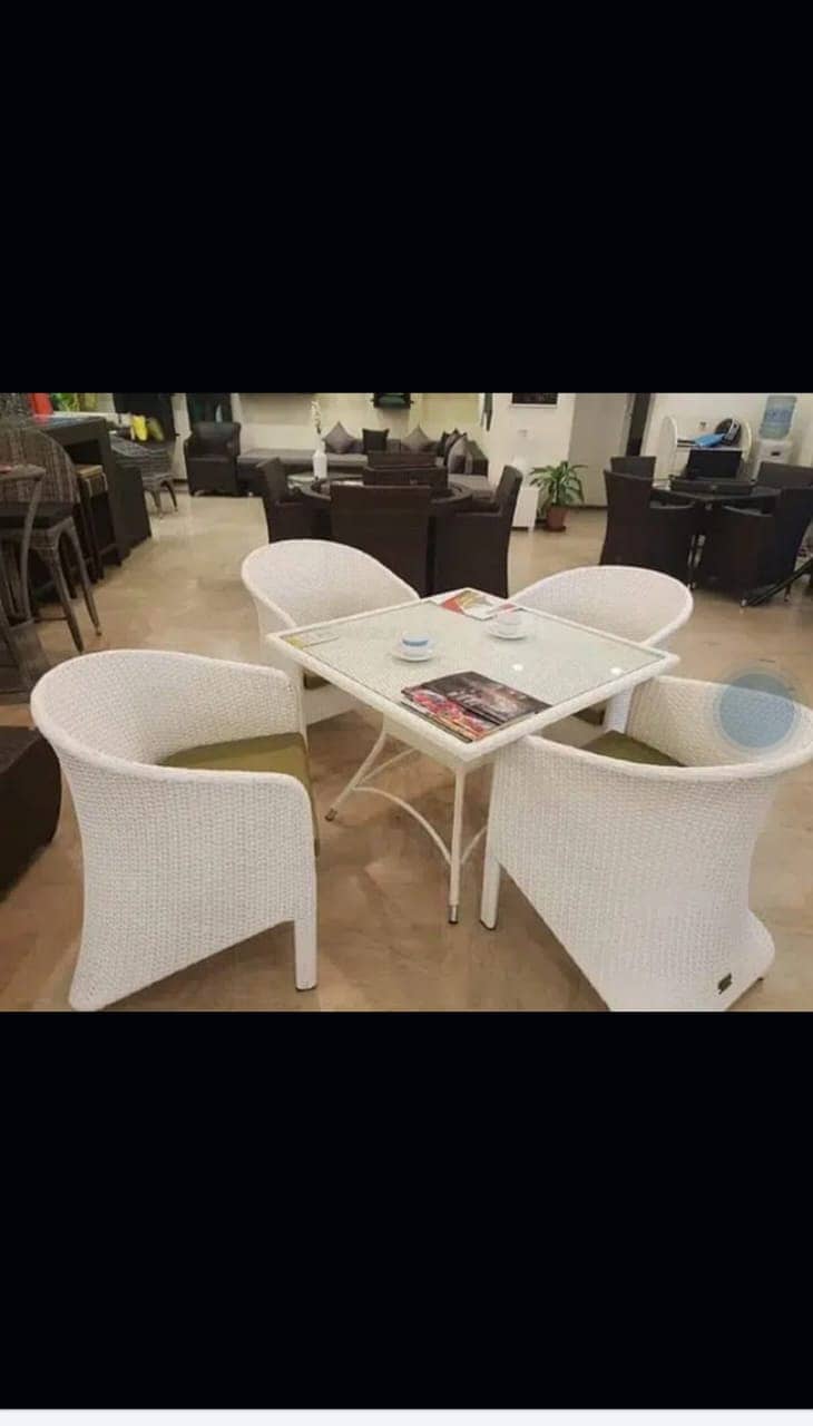 Rattan Sofa Set and Chairs 5