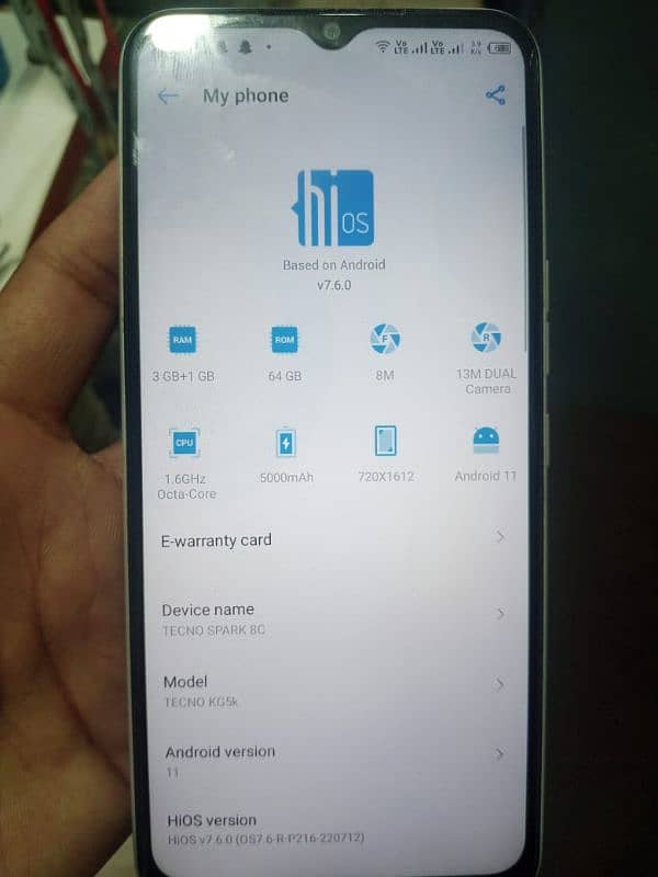 Tecno spark 8c 4 64 urgent sale 4