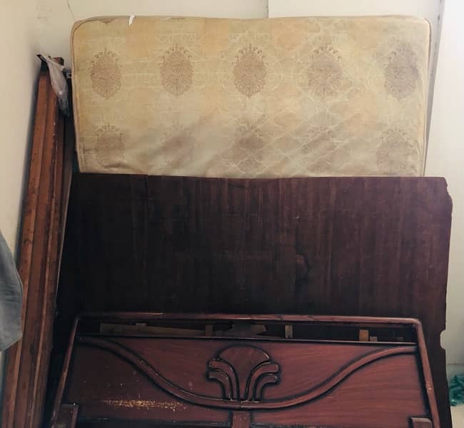 Bed with Spring Mattress for sale 0