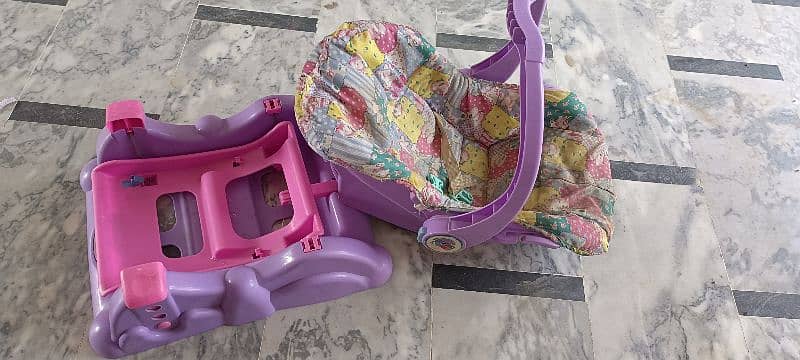 Baby cot 2 pieces. The swing set can be removed. 2